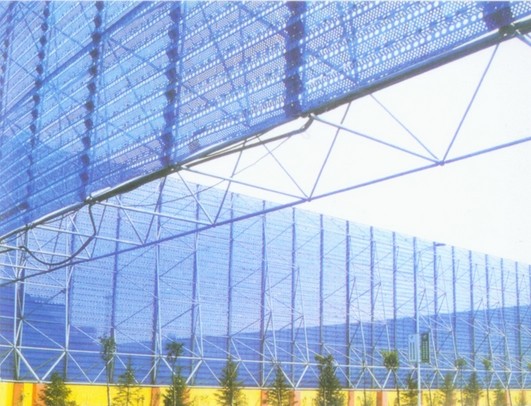 铁力环保扫风墙网架工程